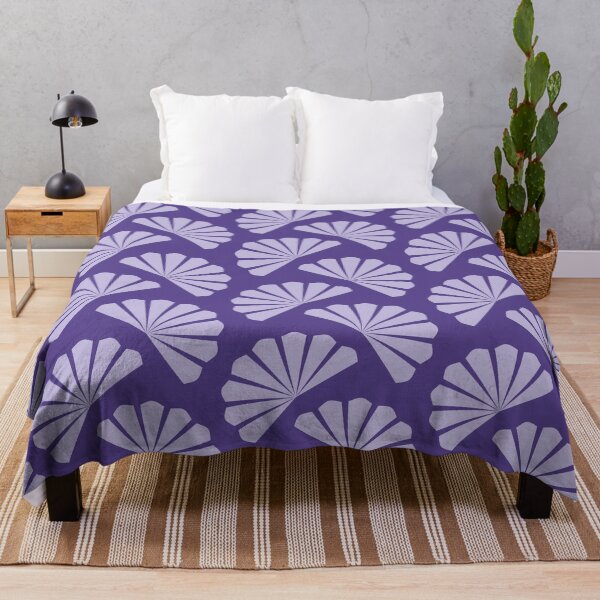 Item preview, Diagonal stylized purple fans designed and sold by Vektoria.