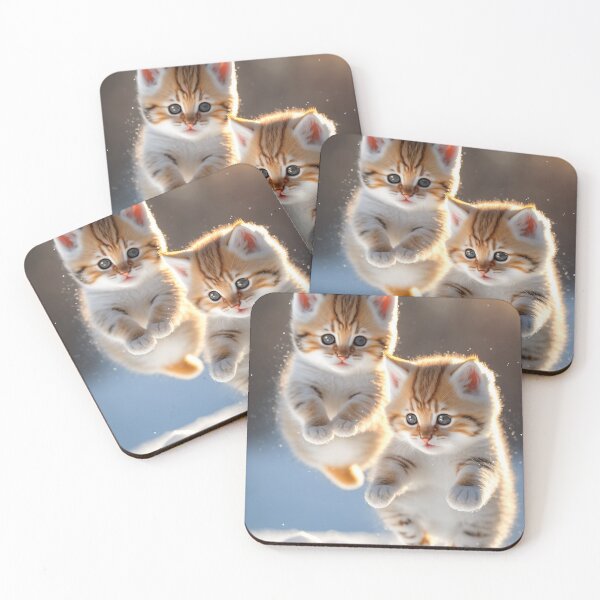 Item preview, Kittens together, playing in the snow are very lovely photos 3k - 12 designed and sold by jetaiart.