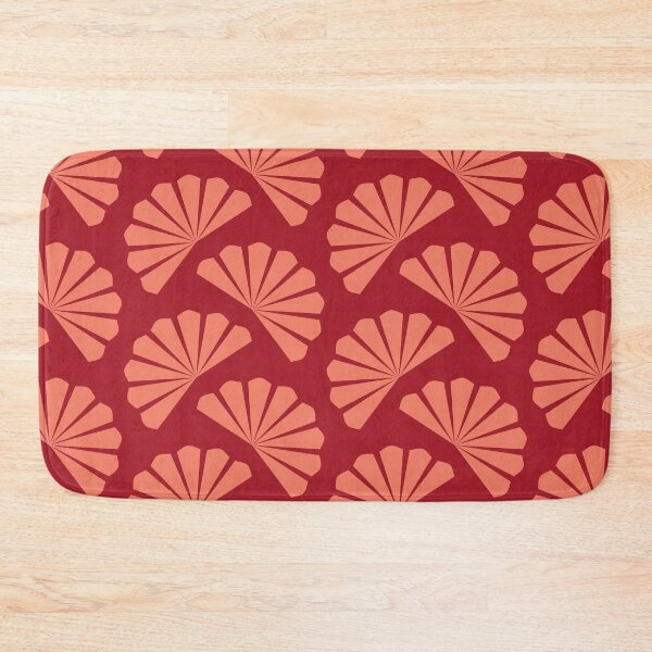 Item preview, Diagonal stylized red fans designed and sold by Vektoria.