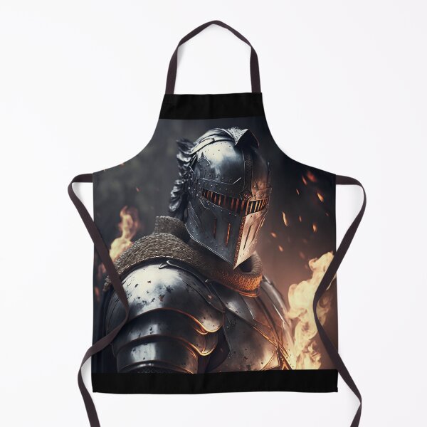Item preview, Medieval Knight in Armor Fire and Smoke designed and sold by ZazuStudios.
