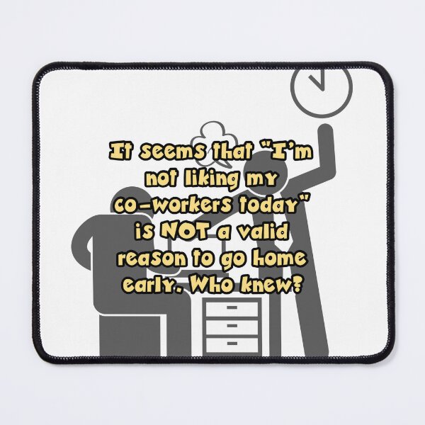 Item preview, Who Knew funny work excuses designed and sold by MamaCsTees.