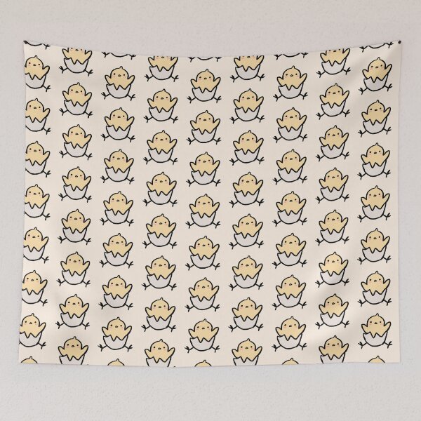 Item preview, Cute little yellow chick in an egg designed and sold by Yarafantasyart.