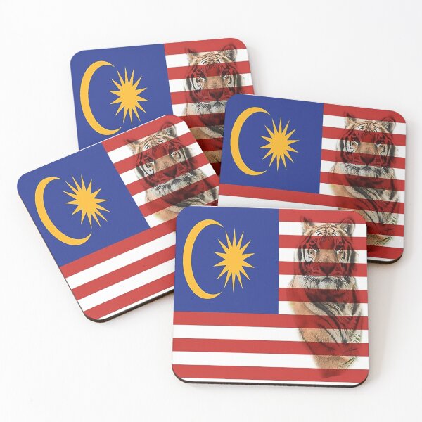 Item preview, Malaysian Flag and Malayan Tiger designed and sold by Sunleil.
