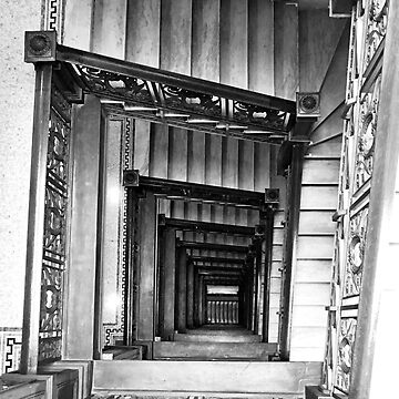 Artwork thumbnail, Architecture Gift - The Old Staircase by OneDayArt