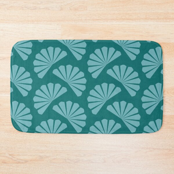 Item preview, Diagonal stylized green fans designed and sold by Vektoria.