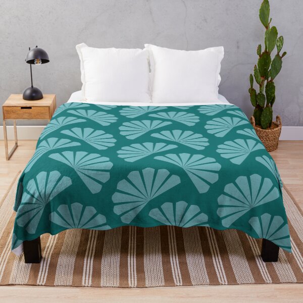 Item preview, Diagonal stylized green fans designed and sold by Vektoria.