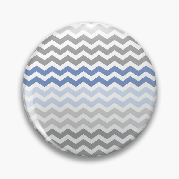 Item preview, Grey and Blue Chevron Zig Zag pattern designed and sold by inspirationzgal.
