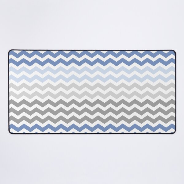 Item preview, Grey and Blue Chevron Zig Zag pattern designed and sold by inspirationzgal.