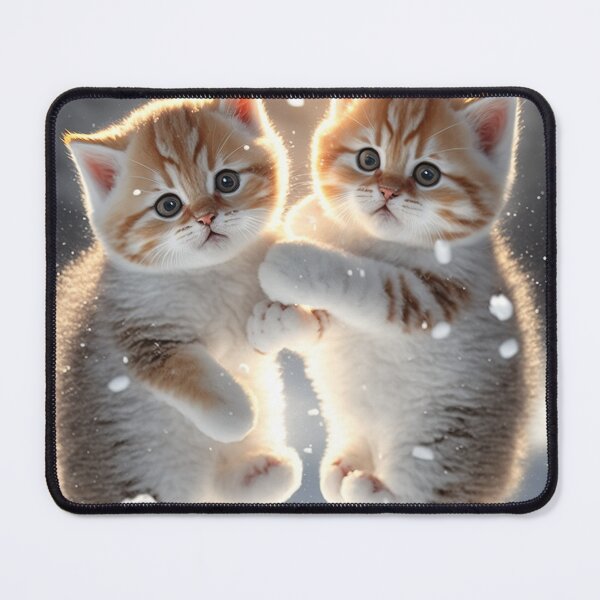 Item preview, Copy of Kittens together, playing in the snow are very lovely photos 3k - 13 designed and sold by jetaiart.