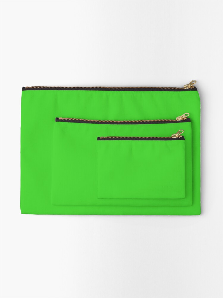 neon green pouch