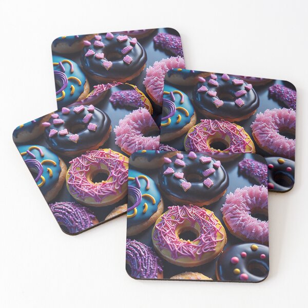 Item preview, Donuts in blue and pink designed and sold by PadedoDesigns.