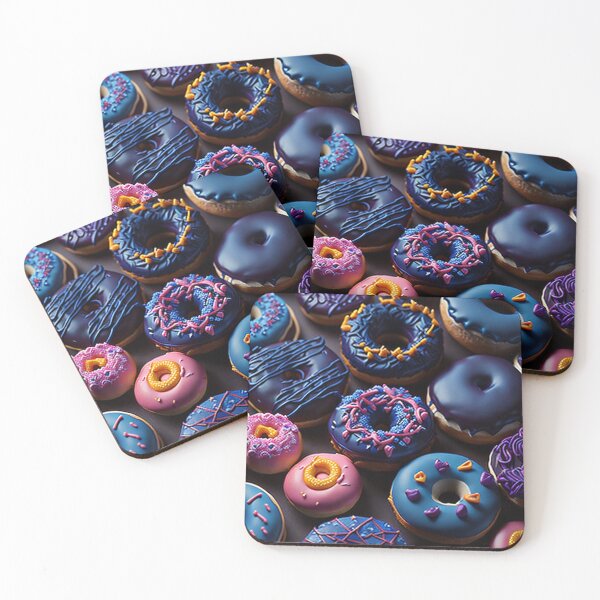 Item preview, Donut mix with lots of blue icing designed and sold by PadedoDesigns.