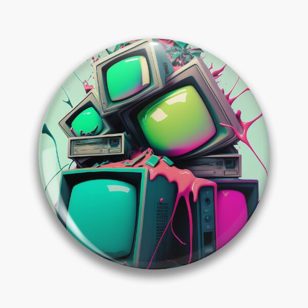 Item preview, Exploding Ink Filled TVs designed and sold by ZazuStudios.