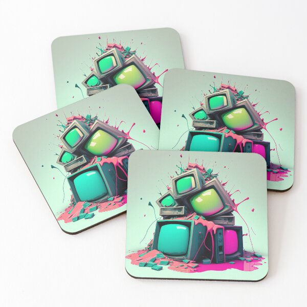 Item preview, Exploding Ink Filled TVs designed and sold by ZazuStudios.