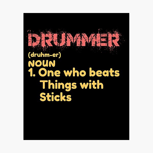 Item preview, Drummer Percussion designed and sold by MooonTees.