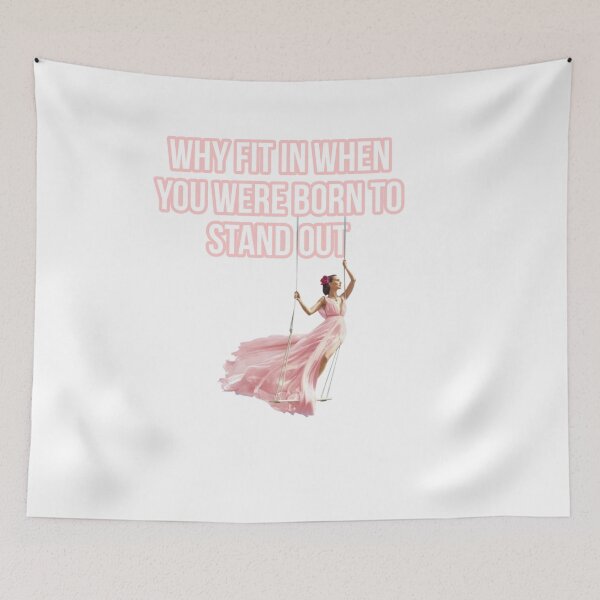Item preview, Why fit in when you were born to stand out  designed and sold by HomeIsUs.