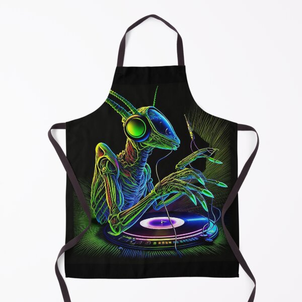 Item preview, Praying Mantis Digital Neon Club DJ designed and sold by ZazuStudios.