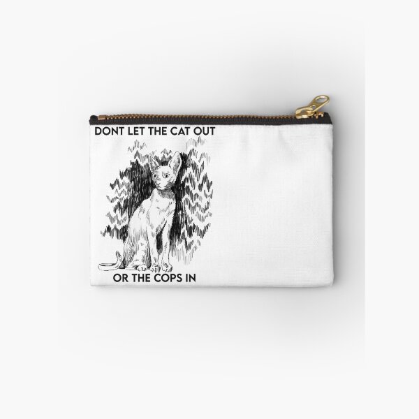 Item preview, dont let the cat out (grey) designed and sold by ryegardens.