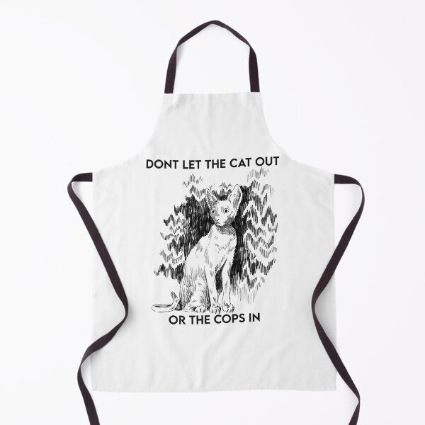 Item preview, dont let the cat out (grey) designed and sold by ryegardens.
