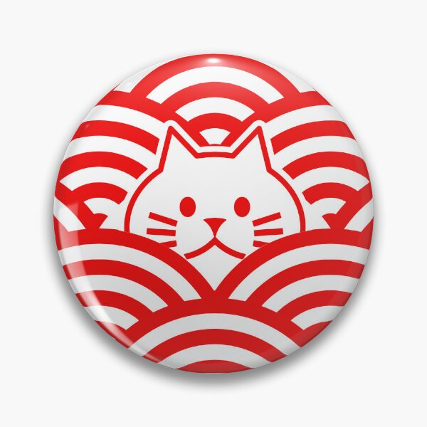 Item preview, Japanese Fan And Cats Pattern - Red Version designed and sold by WonderLang.