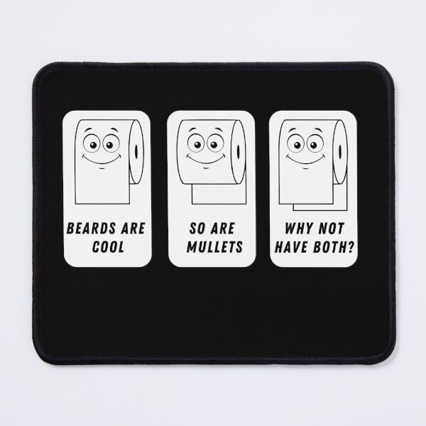 Item preview, Beards are cool, so are mullets, why not have both? designed and sold by TheRebelThreads.