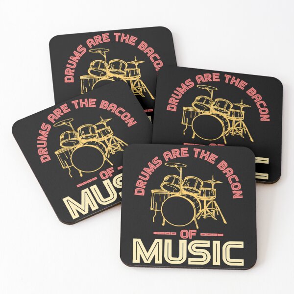 Item preview, Drums Are Bacon Percussion designed and sold by MooonTees.