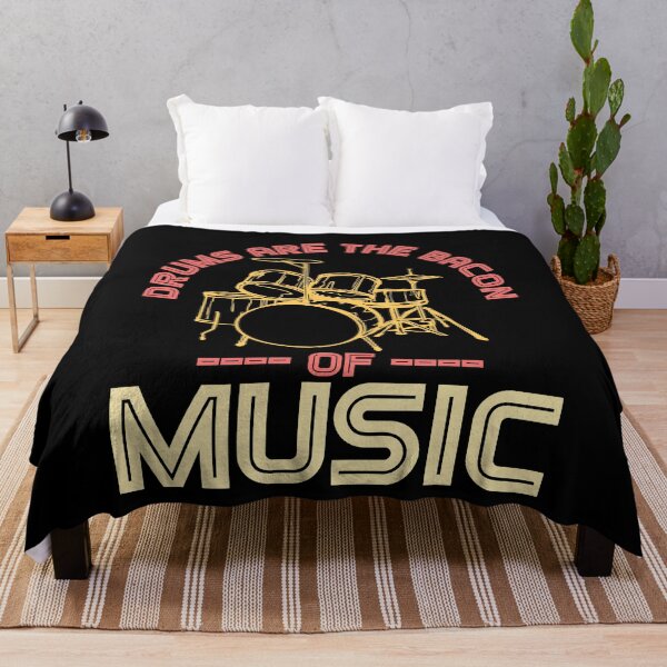 Item preview, Drums Are Bacon Percussion designed and sold by MooonTees.