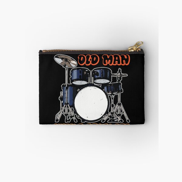 Item preview, Old Man With Drum Set Percussion designed and sold by MooonTees.