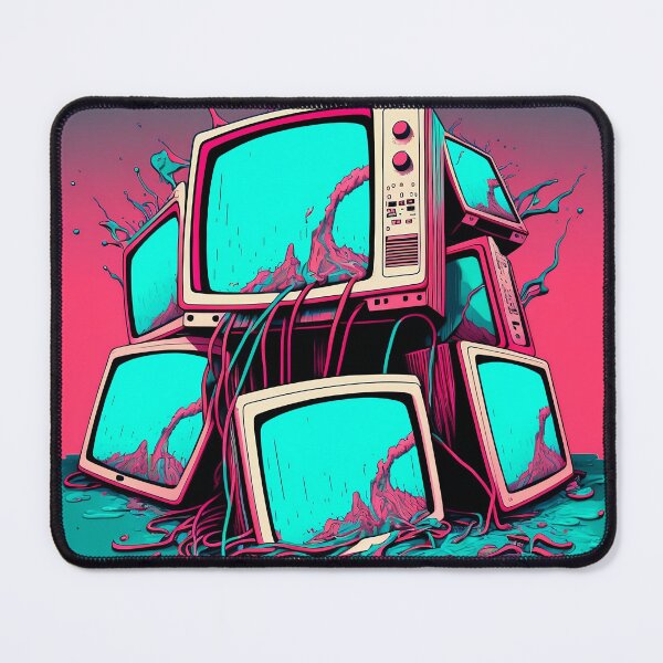 Item preview, Magenta Melting Monitors  designed and sold by ZazuStudios.