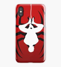 Reverse silhouette Spidey iPhone Case