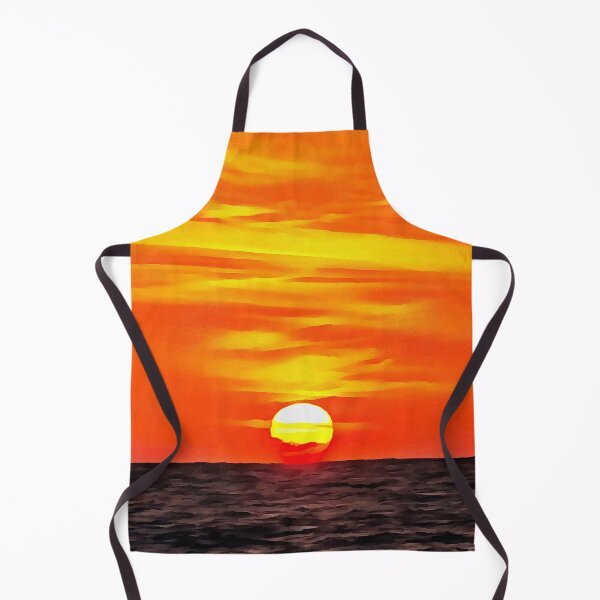 Item preview, Artistic Orange Aegean Sunset Akyaka designed and sold by taiche.