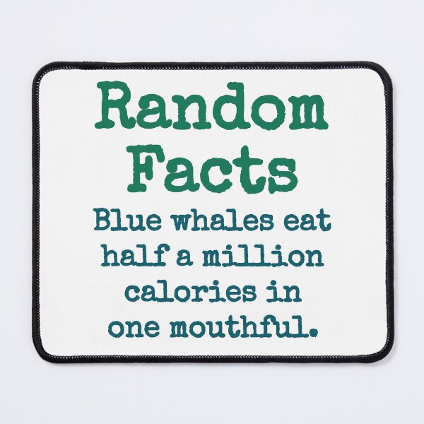 Item preview, Blue Whales Eat Half A Million Calories - Trivia Fact designed and sold by CrankyOldDude.