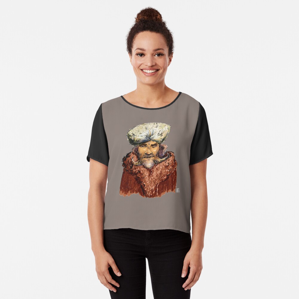 Mountain Man Chiffon Top
