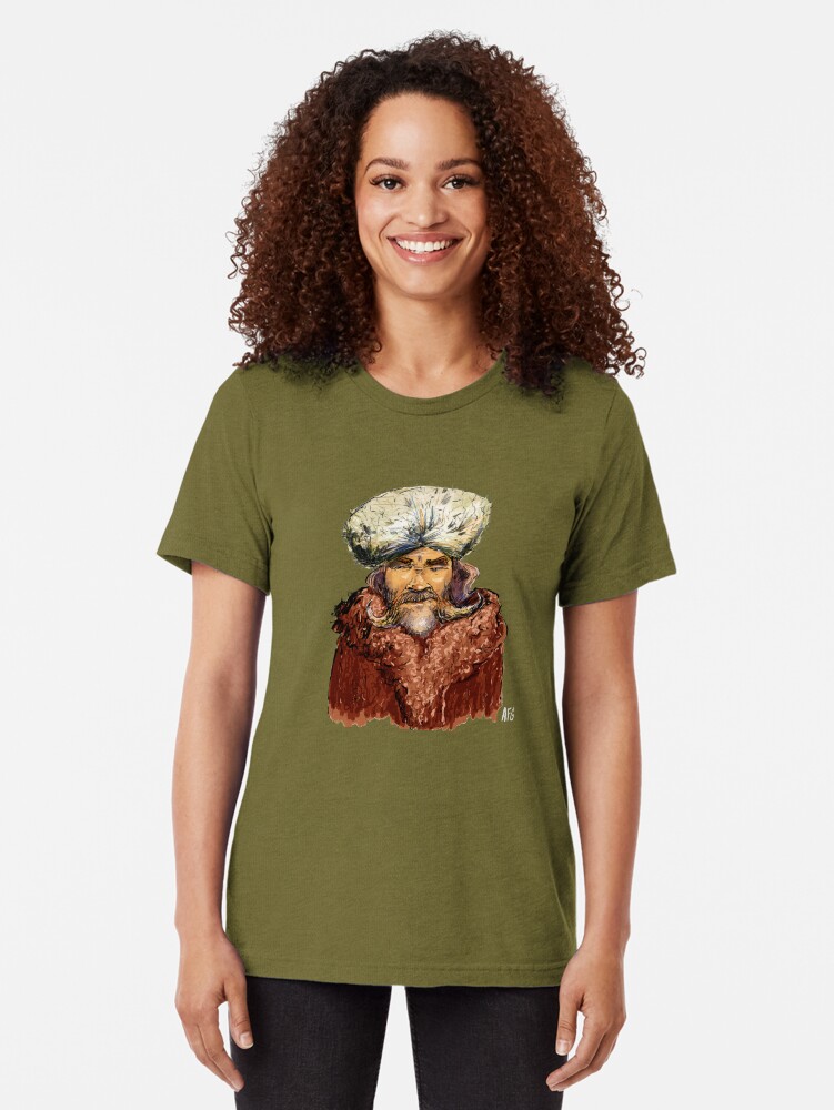 Alternate view of Mountain Man Tri-blend T-Shirt