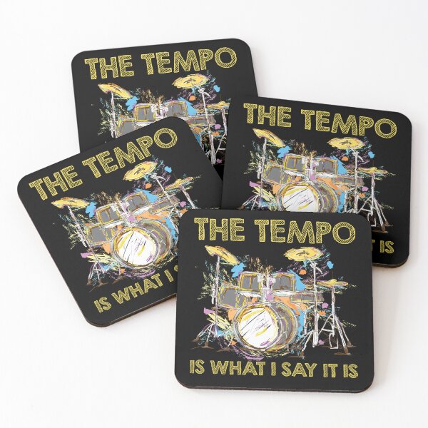 Item preview, Tempo Is What I Say Drums designed and sold by MooonTees.