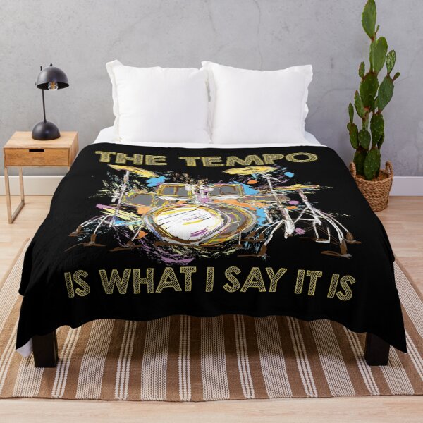 Item preview, Tempo Is What I Say Drums designed and sold by MooonTees.