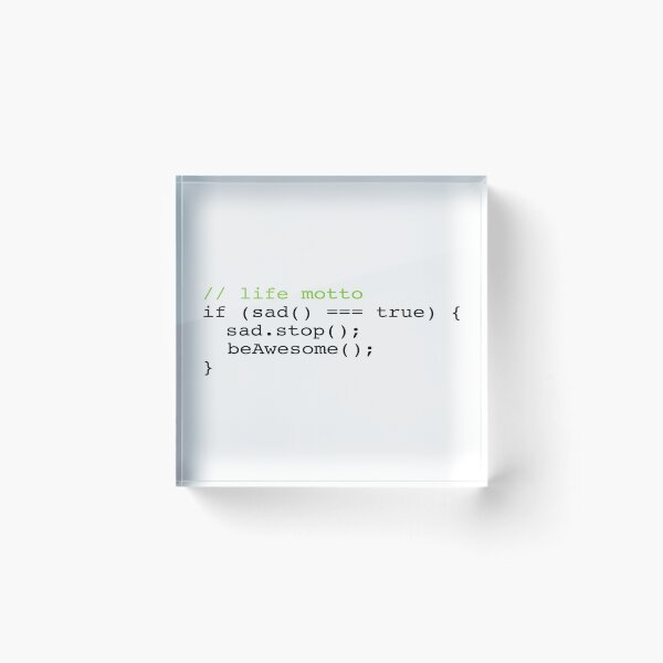 Item preview, Life Motto designed and sold by KeepOnCoding.