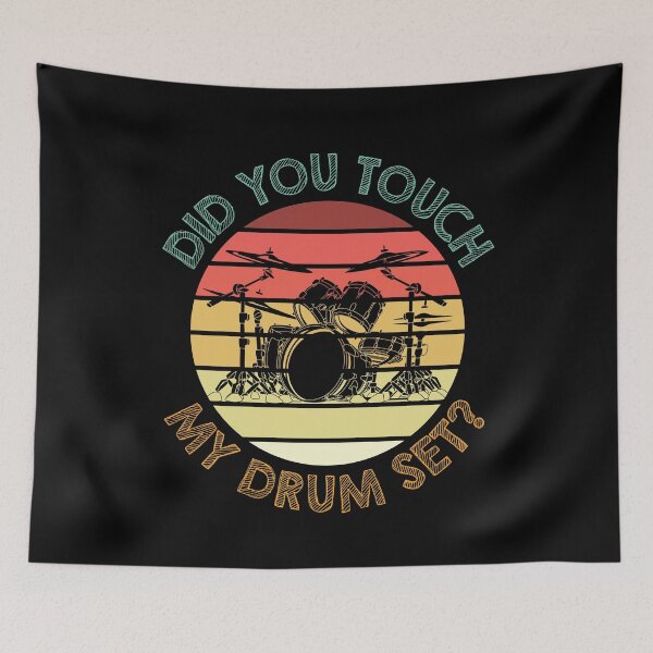 Item preview, Touch My Drum Set Drums designed and sold by MooonTees.