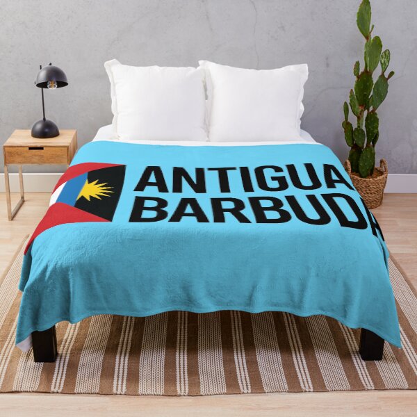 Item preview, Antigua and Barbuda Country Flag - Minimal Design collection designed and sold by randomorder.