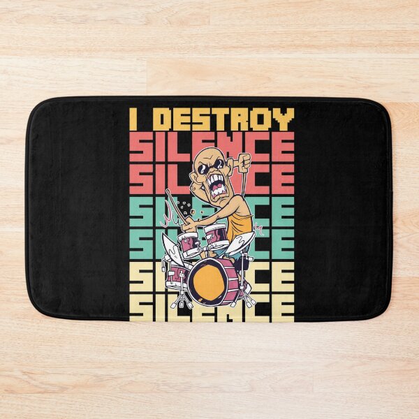 Item preview, I Destroy Silence Drums designed and sold by MooonTees.