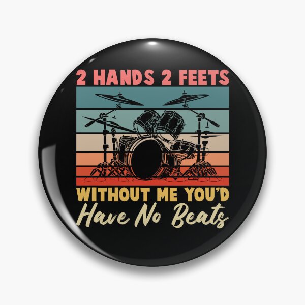 Item preview, 2 Hands 2 Feets Drums designed and sold by MooonTees.