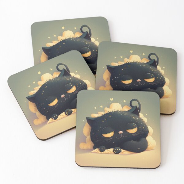 Item preview, sleeping cat designed and sold by JDA-Shop.
