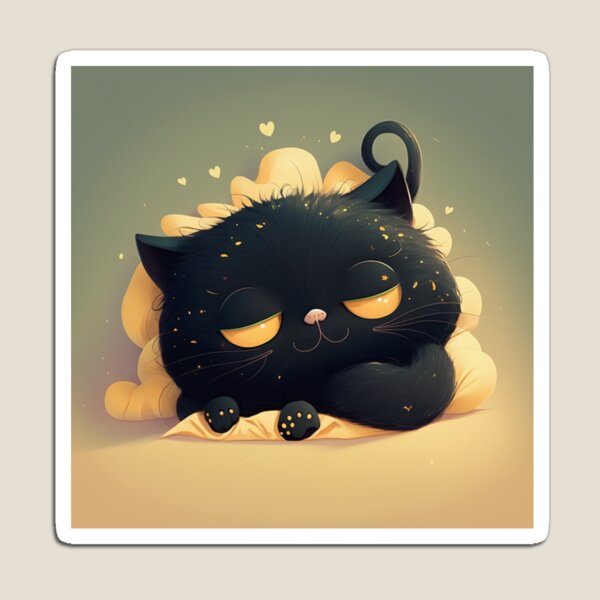 Item preview, sleeping cat designed and sold by JDA-Shop.