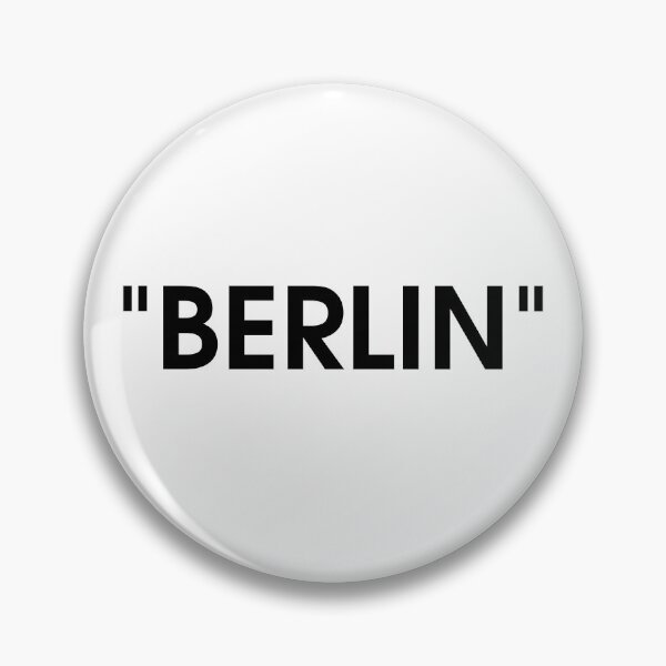Item preview, "BERLIN" Quotation Marks Luxury Style designed and sold by FrescoDesign.
