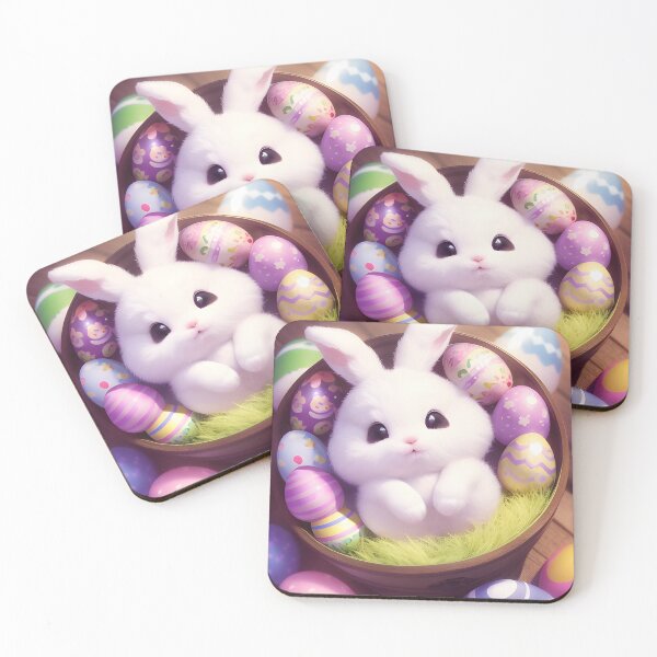 Item preview, Anime Cute White Bunny - 04 designed and sold by Rafael Branco.
