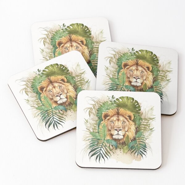 Item preview, Lion Natural Animal Multi Color designed and sold by Print-Online.
