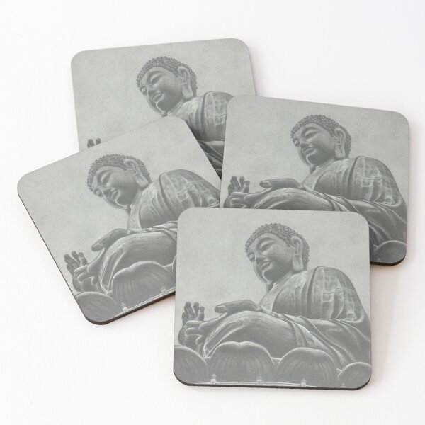 Item preview, tian tian buddha 2 designed and sold by bluebohemianart.