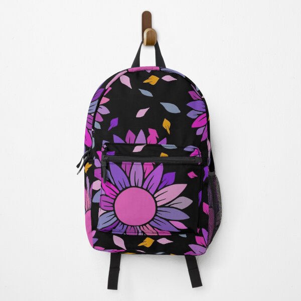 Item preview, Purple flowers seamless pattern on black background. designed and sold by Jayjaynaenae.