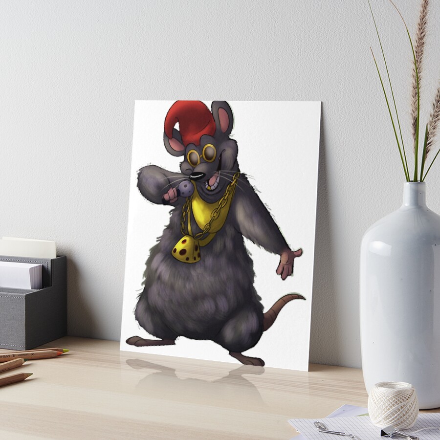 Lámina rígida for Sale con la obra «Biggie Cheese-Divertido» de  thankfulable15