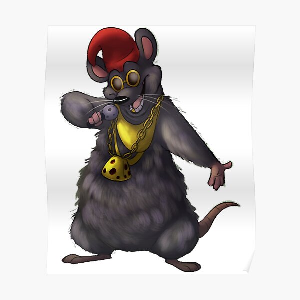 biggie cheese Adorable happy mouse Art Board Print for Sale by ilan975